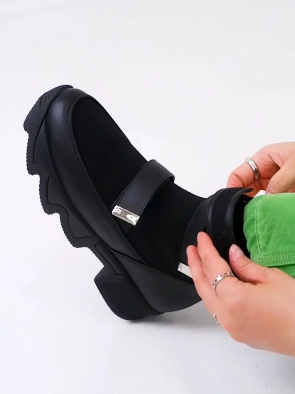 IRI NYC VES black high top sneaker boot - Picture 2 of 15